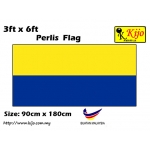 8729 90cm X 180cm Perlis Flag